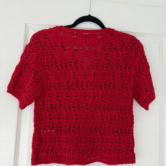 OPEN KNIT CARDIGAN - Picture 3 of 4